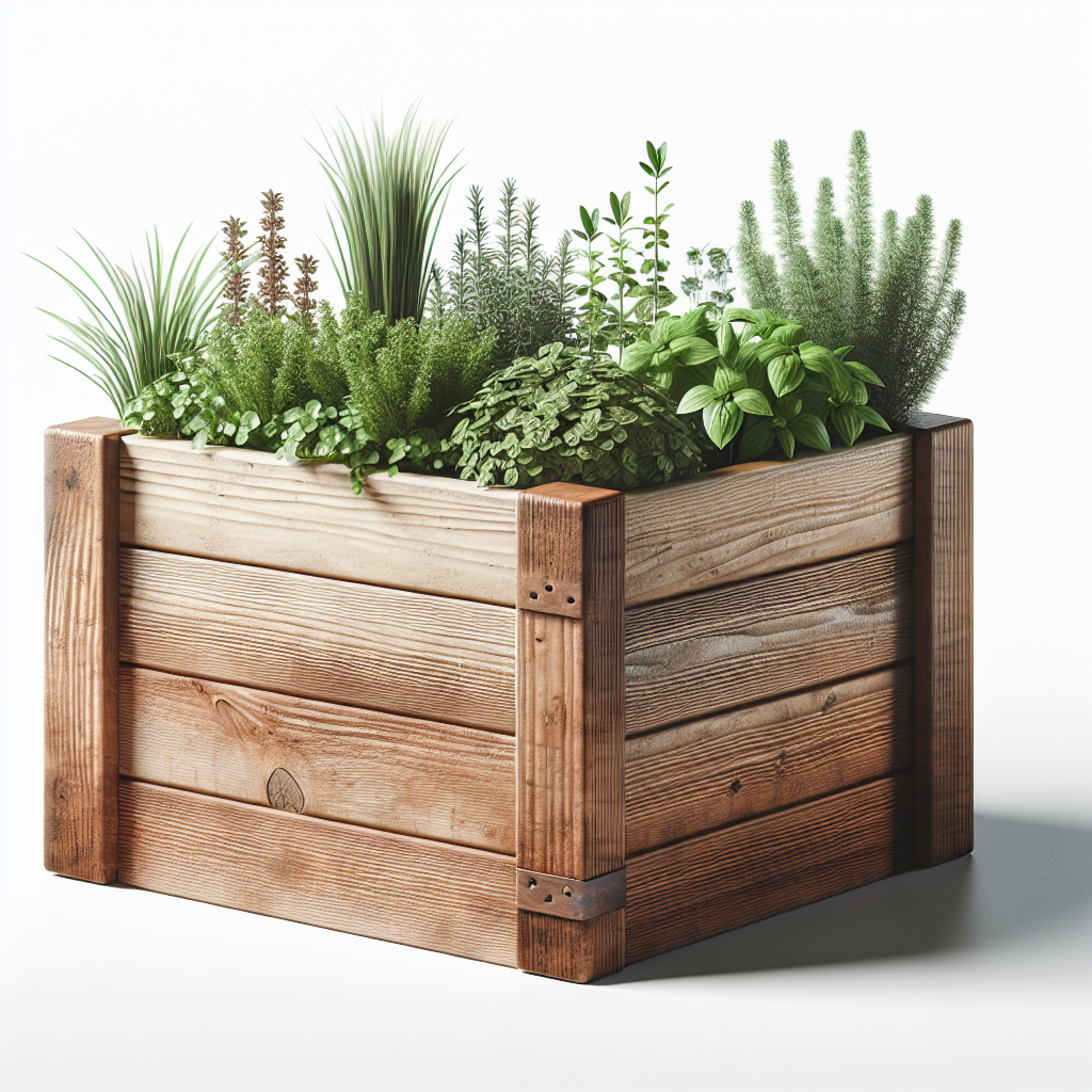 Rustic Cedar Wooden Planter Box