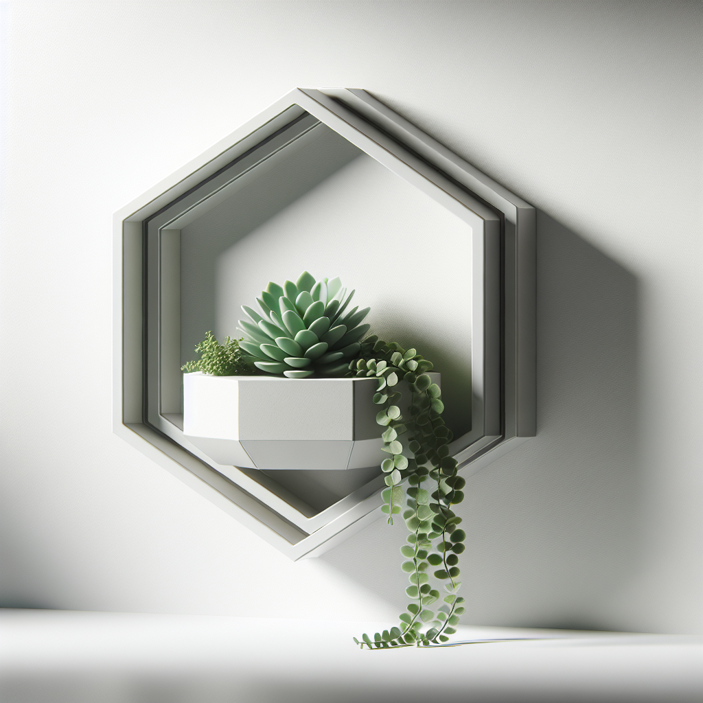 Modern Geometric Wall Planter