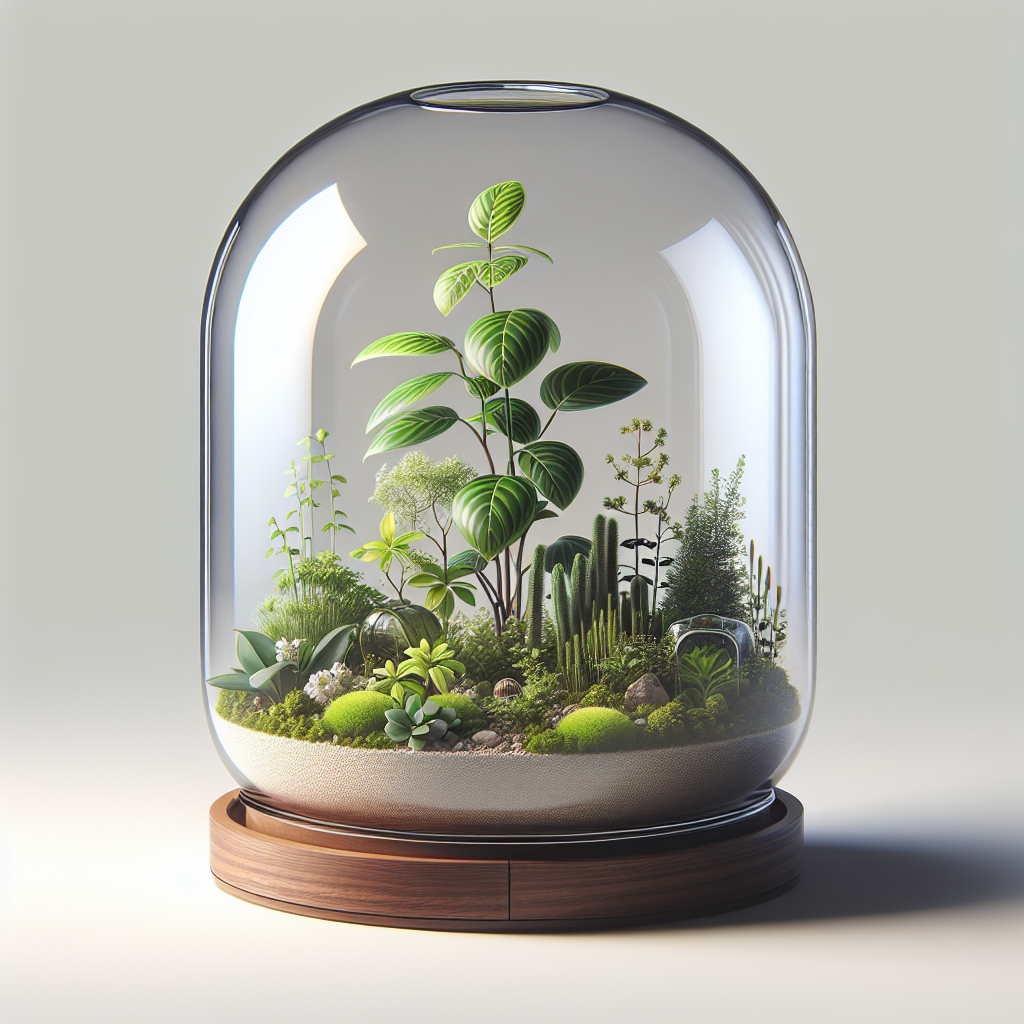 Elegant Glass Terrarium